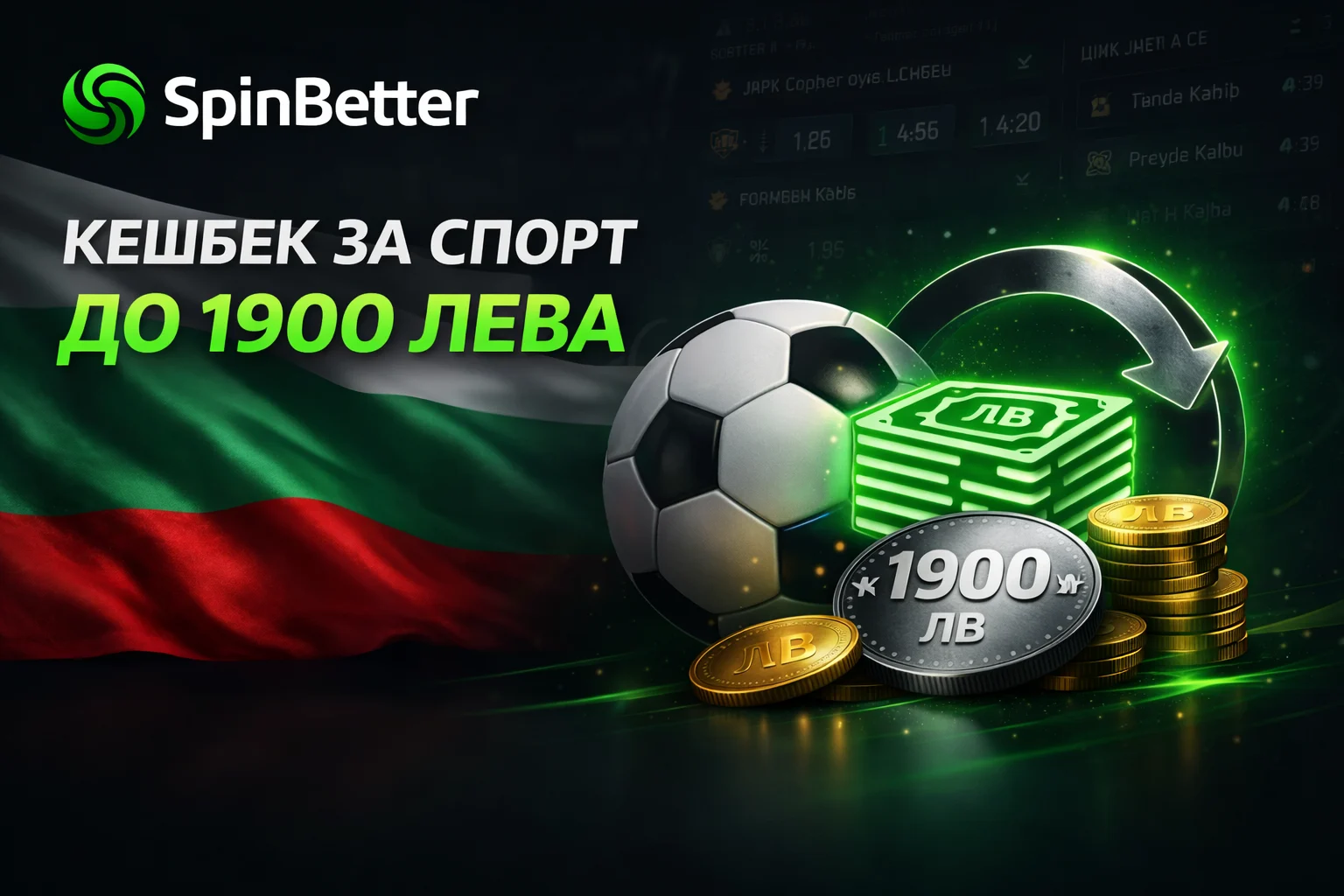 Кешбек за спорт до 1900 лева